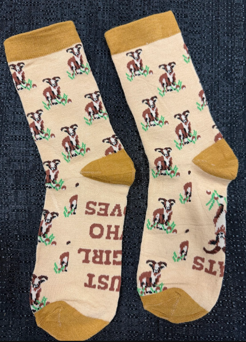 Goat Socks w/ Sayings